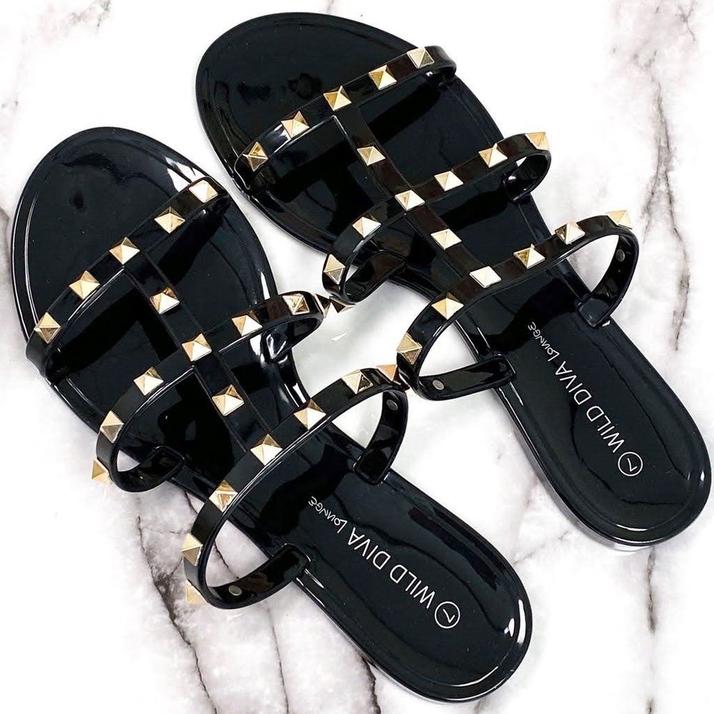 Wild Diva Joanie-228 Flat Jelly Slide Sandals